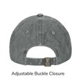 thumbnail image 2 of ZICANCN Adjustable Baseball Cap Women, Alphabet M Pattern Hats for Men Adult Washed Cotton Denim Baseball Caps Fashion, Gray, 2 of 6
