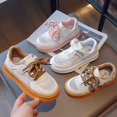 thumbnail image 2 of B91xZ Chaussures de Course Athlétiques à Lacets pour Filles, Rose 2.5, 2 of 5