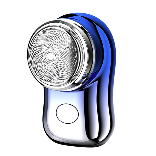 Mens Shavers Electric Wet and Dry Electric Shaver for Men Pocket Size Mini Portable Shaver Wet and Dry Mens Shaver Usb Rechargeable Shaver Charging Easy One-Button Use Suitable for Home,Car