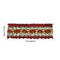 thumbnail image 3 of Yhmxh Essential For Christmas 137x45cm/53.9x17.7inches The Exquisite Christmas Style Window Drapery Festive Decorations Making The Window Wear The Coat Of Christmas Polyester Curtain, 3 of 6