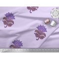 thumbnail image 3 of Soimoi Rayon Fabric Leaves & Floral Block Fabric Prints by Yard 56 Inch Wide, 3 of 3