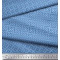 thumbnail image 3 of Soimoi Georgette Viscose Fabric Geometric Small Printed Craft Fabric by The Yard 42 Inch Wide, 3 of 3