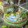 thumbnail image 4 of WRITWAA 1Pcs Resin Mini Fishing Boat Decor Mediterranean Style Multi Color 3.93X1.77X1.38In Nautical Table Decor, 4 of 8
