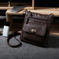 thumbnail image 1 of XZNGL Womens Leather Satchel Cross Body Shoulder Messenger Bag Coffee, 1 of 6