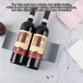 thumbnail image 2 of Porte-bouteille de Vin Style Européen Support de Bouteille de Vin de Comptoir Tapis de Présentation de Bouteille de Vin Forme de Vague Moderne Antidérapant Rangement de Vin de Table pour Bar Cave Garde-Manger Gris Foncé, 2 of 10
