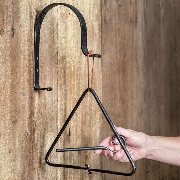 CTW Home Collection Triangle Dinner Bell with Bracket