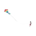 thumbnail image 2 of Milaget 1:64 Scale Miniature Kite Flying Figure Lightweight Multifunctional Handmade Pink Dress Girl, 2 of 9