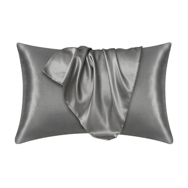 Boovnll Pillow Cases Standard Size, Stylish Satin Silk Pillowcase for Hair and Skin Pillow Cases Standard Size Set of 1 Pack Super Soft Pillow Case with Envelope Closure, Pillow Cases, Pillow Case