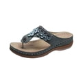 thumbnail image 2 of LSLJS Chaussures Compensées pour Femmes, Sandales de Plage à Talon Compensé Multicolores à Strass pour Femmes, Sandales et Pantoufles de Plage, 2 of 6
