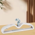 thumbnail image 1 of Steering Wheel Cover Danhjin Short Neck Hanger Non-slip Thickened Clothes Hanger Household Storage Rack Plastic Hanger Creates The Hanger Space Saving Wardrobe Hanger Home Decor, 1 of 8
