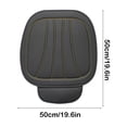 thumbnail image 3 of Gold Gold Leather Car Seat Cushion With Full Enclosure And Non-Slip Bottom, 3 of 6
