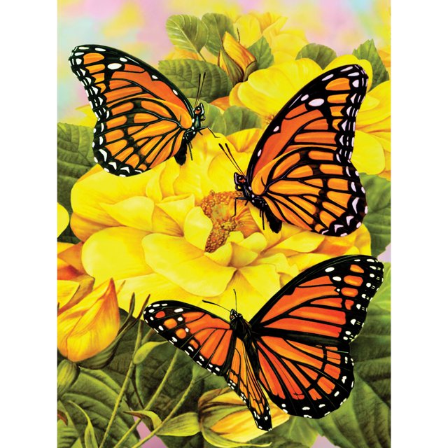 Royal & Langnickel(R) Small Paint By Number Kit 8.75"X11.75"-Majestic Monarchs - PJS-68