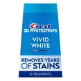 thumbnail image 1 of Crest 3D Whitestrips Vivid White At-home Teeth Whitening Kit, 10 Treatments, 6 Levels Whiter, 1 of 18