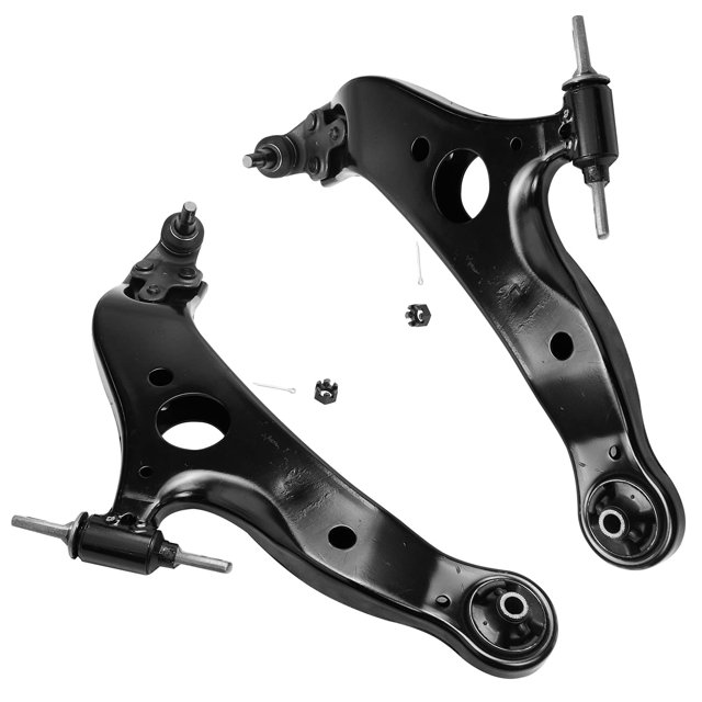 Detroit Axle - 2 Front Lower Control Arms for 2004-2010 Toyota Sienna 2004 2005 2006 2007 2008 2009 2010 Lower Control Arms with Ball Joints Assembly Set Replacement