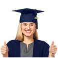 thumbnail image 2 of GDREDA Summer Hats for Woman Graduation Hat School Unisex Student Graduation Cap For Adult，Navy, 2 of 4