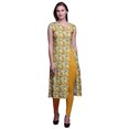 thumbnail image 1 of Bimba Kurti d'Été Sans Manches Imprimé Tunique Droite Robes pour Femmes, 1 of 6