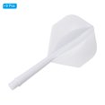 thumbnail image 3 of Unique Bargains Integrated Dart Shaft Flights, 9 Pack Durable Dart Flight Set, White, 3 of 5