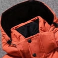 thumbnail image 1 of Becaristey Stay Fashionable And Comfortable Warm Hooded Jacket Wide Application Mens Duck Down Jacket black XXL, 1 of 6
