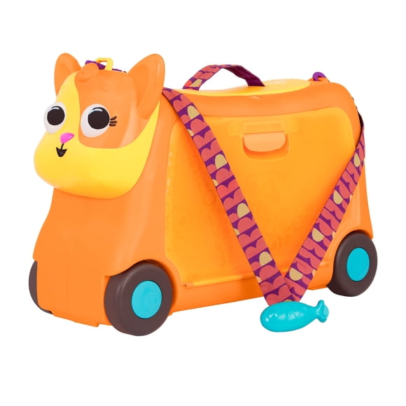 B. toys â Ride-On Toy â Ride-On Cat Suitcase â Kids Luggage â Storage Space for Travel â 2 Years + â Gogo Ride-On - Lolo