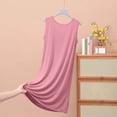 thumbnail image 5 of Elvqul Nuisette Douce pour Femmes Grande Taille Sans Manches Robe de Nuit pour Femmes Pyjama Rouge pour Femmes, 5 of 5