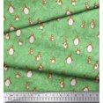 thumbnail image 2 of Soimoi Silk Fabric Floral & Penguin Ocean Print Fabric by Yard 42 Inch Wide, 2 of 3