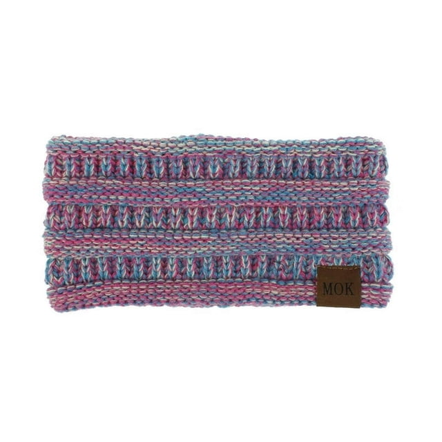 Headband Fashion Girl Women Winter Warm Solid Color Headband Elastic Hair Hoop Accessory