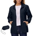 thumbnail image 4 of Women's Rain Jacket 2025 - Waterproof Lightweight Hooded Windbreaker Packable with Pockets, 4 of 7