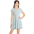 thumbnail image 1 of George Girls' Short-Sleeve Skater Dress, 1 of 6