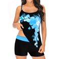 thumbnail image 1 of Betiyuaoe Women's Tankini Swimsuits Large Bikini Set Digital Print Suspender Beach Split Bathing Suits, 1 of 4