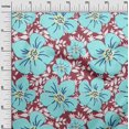 thumbnail image 3 of oneOone Polyester Spandex Pink Fabric Floral Sewing Material Print Fabric By The Yard 56 Inch Wide, 3 of 4