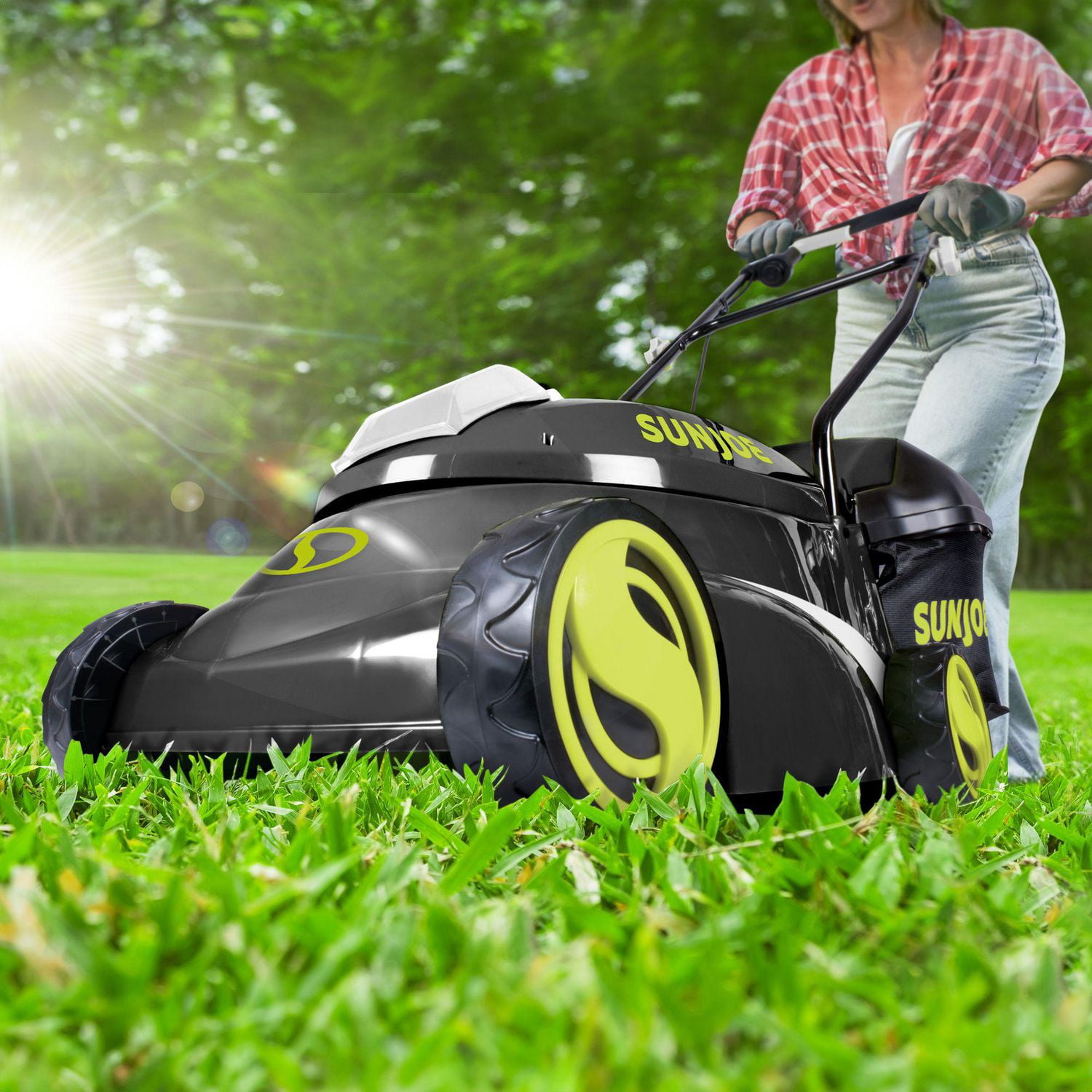 Sun Joe MJ401E Tondeuse à gazon électrique 14 po Mow Joe