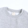 thumbnail image 4 of Coats for Girls Boys Sweater Coat Round Neck Small Medium Pullover Solid Fleece, 4 of 8