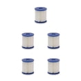 thumbnail image 2 of pitrice Recharge de Filtre en Polyester pour Piscine Gonflable en Forme de Colonne, Filtres de Pompe pour Spa et Jacuzzi, Réparation du Système de Filtration, Type I, Ensemble de 5, 2 of 6
