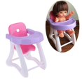 thumbnail image 2 of TISHITA Chaise Haute de Simulation pour Bébé en ABS, Meuble Jouet pour Poupée Mellchan de 8 à 12 Po, 2 of 8
