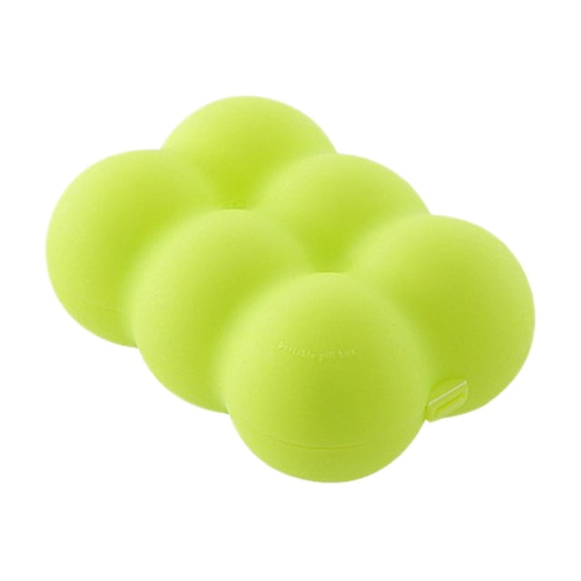 Boîte Organisatrice à Compartiments, Contenant de Vitamines de Voyage à 6 Sections avec Forme Unique pour Usage Extérieur Portable