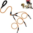 thumbnail image 3 of Sentmoon Dog Leashes for Large Dogs Heavy Duty Leash for Small Dogs Leash Main Lead Rope with Padded Handle Two Detachable Leash Splitters Heavy-Duty Clip, 3 of 3