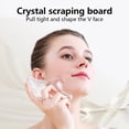 thumbnail image 3 of Facial Massage Scraper Acrylic Scraping Board Face Scraper face scraping board Massage Tool, 307, Transparent, 3 of 7