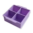thumbnail image 2 of Bowayaoa 4-Cell Ice Tray with Lid, BPA-Free Silicone Ice Cube Mold, Flexible Non-Stick Ice Box for Freezer, Easy Release Reusable Ice Maker for Beverage, Snack, Kitchen & Party, 2 of 2