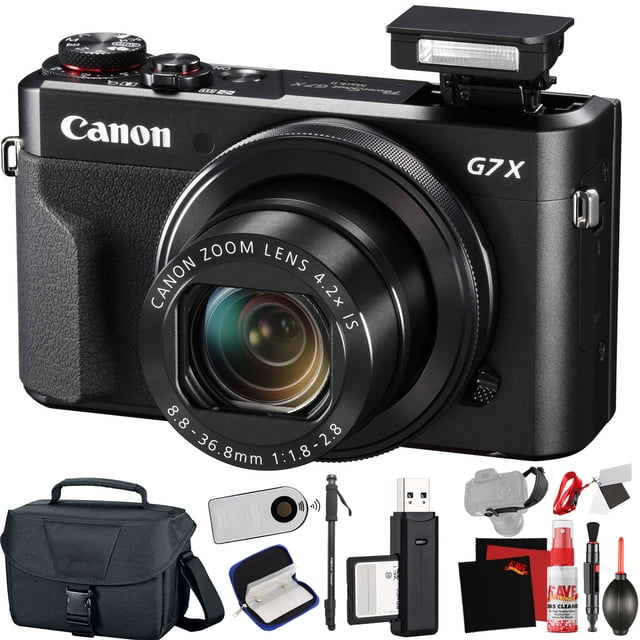 Canon PowerShot G7 X Mark II Appareil Photo Numérique (Modèle Intl) + Ensemble d'Accessoires Supplémentaires