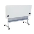 thumbnail image 4 of Pemberly Row 24x60" Plastic Flip-N-Store Training Table in Speckled Gray, 4 of 7