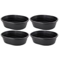thumbnail image 1 of Little Giant 15 Gal Poly Plastic Oval Stock Water Tank Trough, Black (4 Pk), 1 of 6