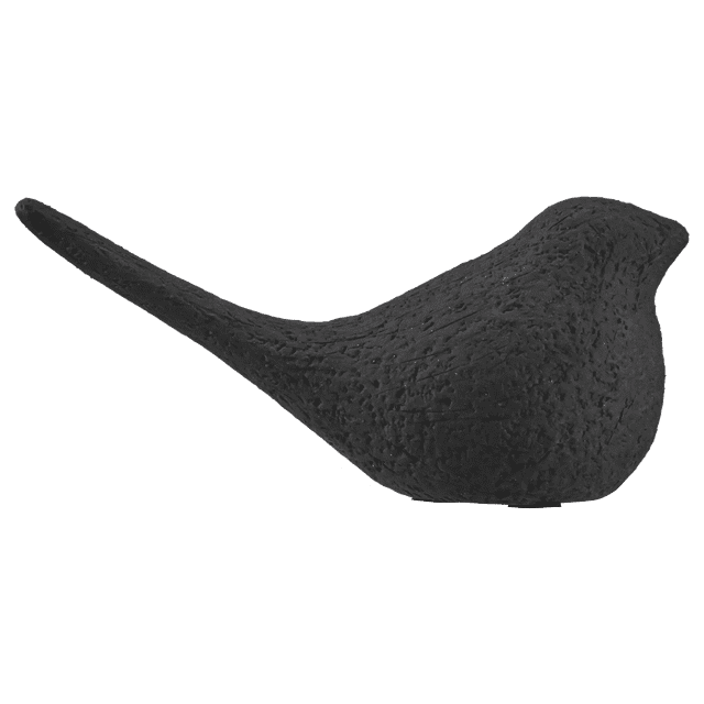 Bouclair Black Small Decorative Ceramic Bird