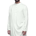 thumbnail image 4 of Atasi Solid Mens Kurta Cowl Drape Rayon Slub Festive Clothing Wear, 4 of 7