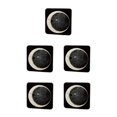 thumbnail image 3 of Maytalsory Spider Web Drink Coasters Stylish Halloween Decorations Long-lasting Coaster For Drinks Durable Square 5Set, 3 of 6