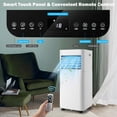 thumbnail image 4 of Gymax Climatiseur Portable 3 en 1 Unité de Climatisation Refroidisseur d'Air 8000 BTU 230 Pi2, 4 of 9