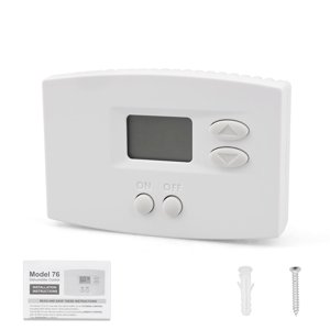 76 Contrôle de déshumidificateur mural numérique Compatible avec 1800 Series & Déshumidificateurs de la série E, muraux 24V AC Thermostat & Humidistat