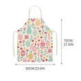 thumbnail image 3 of Special Offer! Easter Home Printing Linen Imitation Apron Kitchen Fouling Multi Functional Apron, 3 of 3
