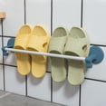 thumbnail image 1 of TopLLC Closet Organizers and Storage, Organization and Storage, Storage Bins Bathroom Slippers Rack Punch Frees Toilet Wall Mounted Toilet Slippers Rack Wall Shoe Storage Bathroom Slippers Rack, 1 of 6