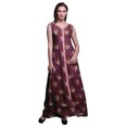 thumbnail image 1 of Bimba Robe Longue Décontractée d'Été Sans Manches à Fente avant Imprimée à Fleurs pour Femmes - Xxx-Grand, 1 of 5
