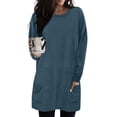 thumbnail image 2 of Chandail en Molleton Surdimensionné pour Femmes Col Rond Manches Longues Pull Décontracté Confortable Tenues de Mode Automne Vêtements 2024, 2 of 6
